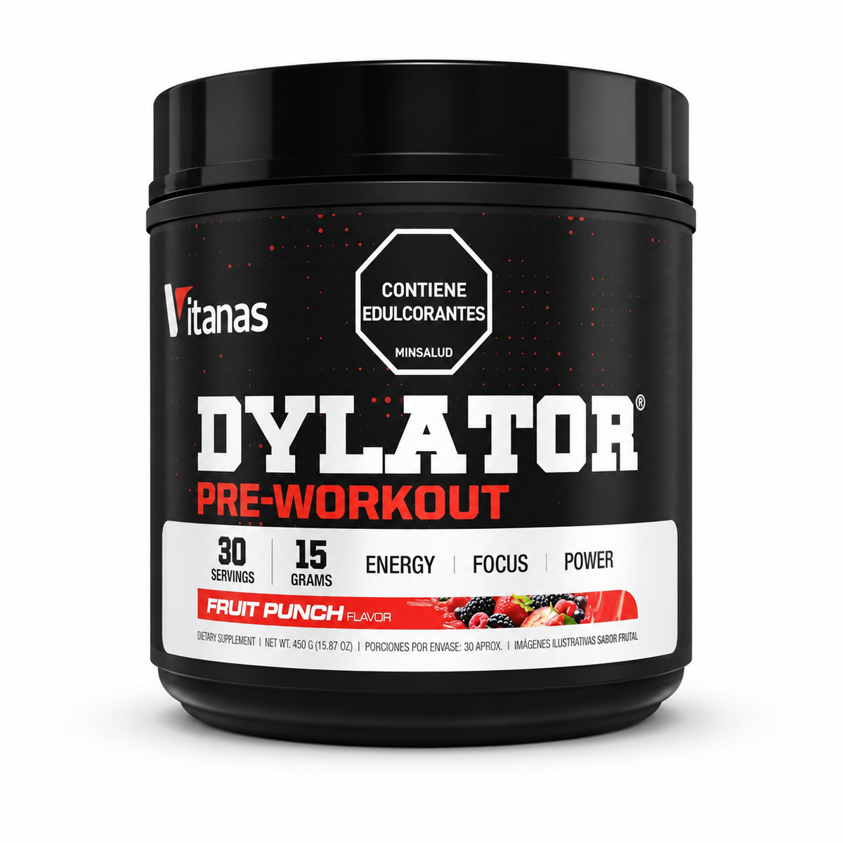 Dylator Pre-Workout – Fruit Punch - Vitanas