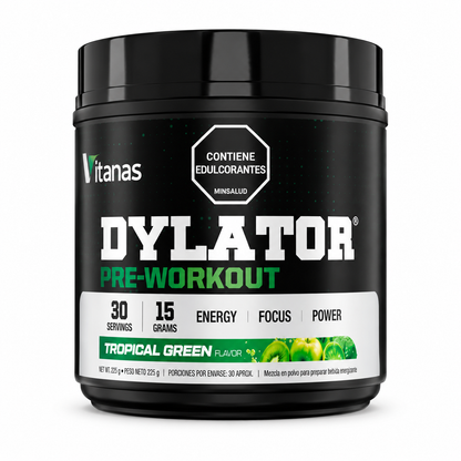 Dylator Pre-Workout – Tropical Green - Vitanas
